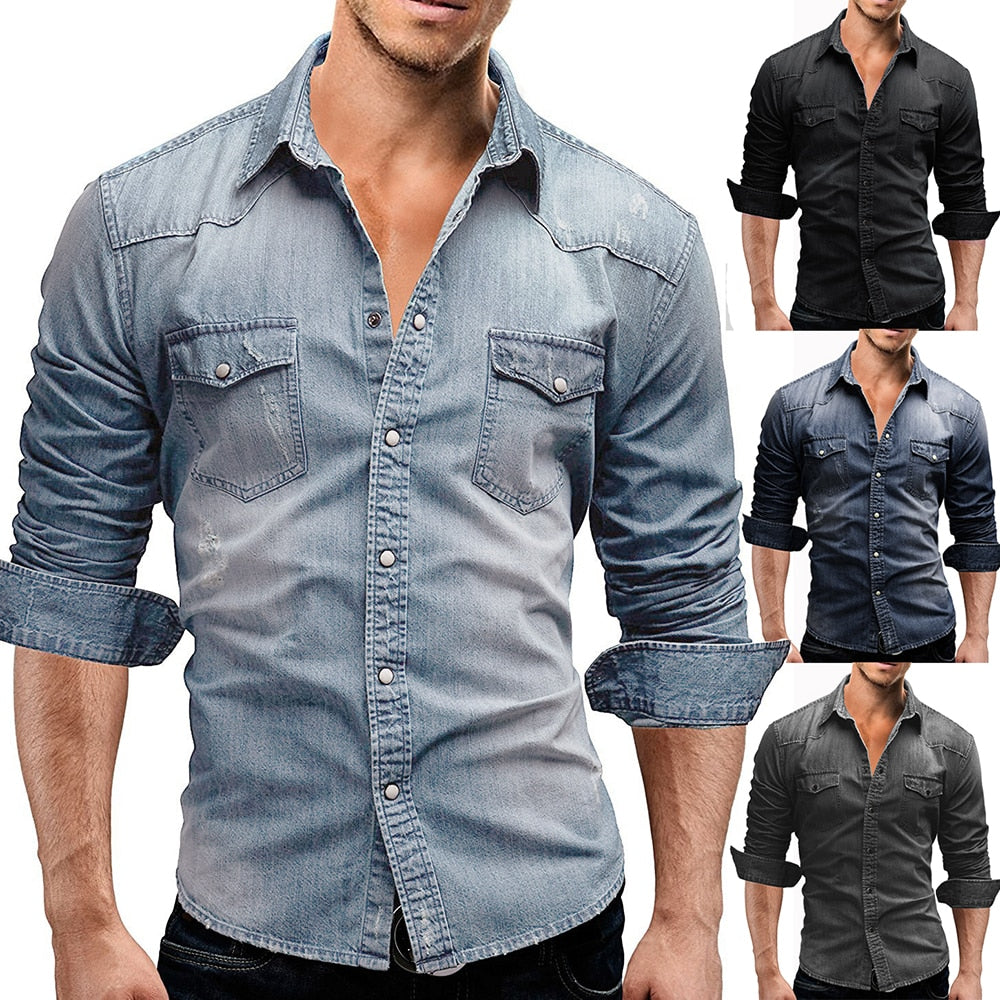 Conan Lewis Men's Denim Shirt