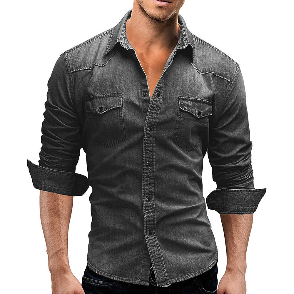 Conan Lewis Men's Denim Shirt