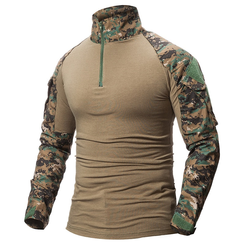 Hunt-Ready Camo Sleeve Shirt