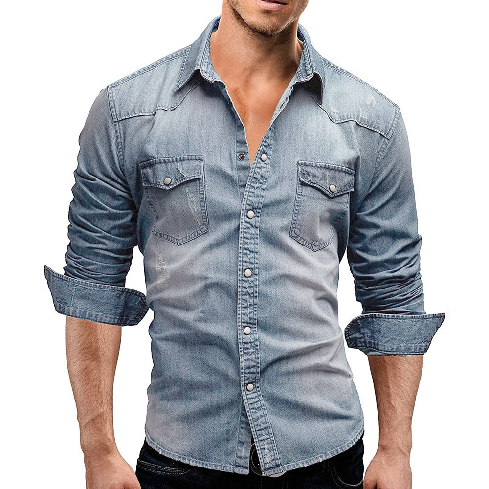 Conan Lewis Men's Denim Shirt