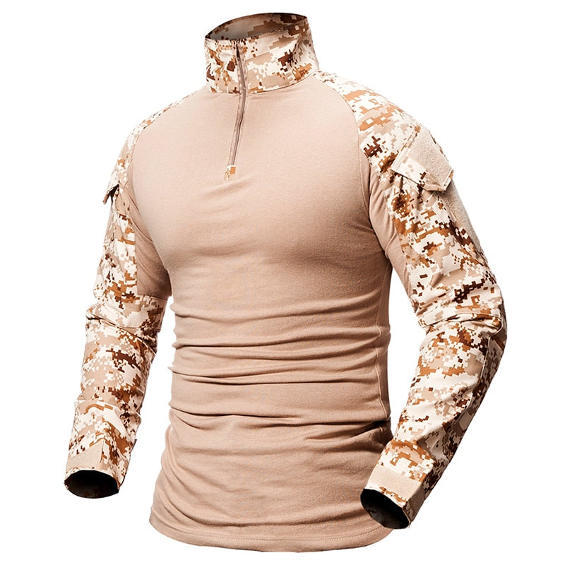 Hunt-Ready Camo Sleeve Shirt