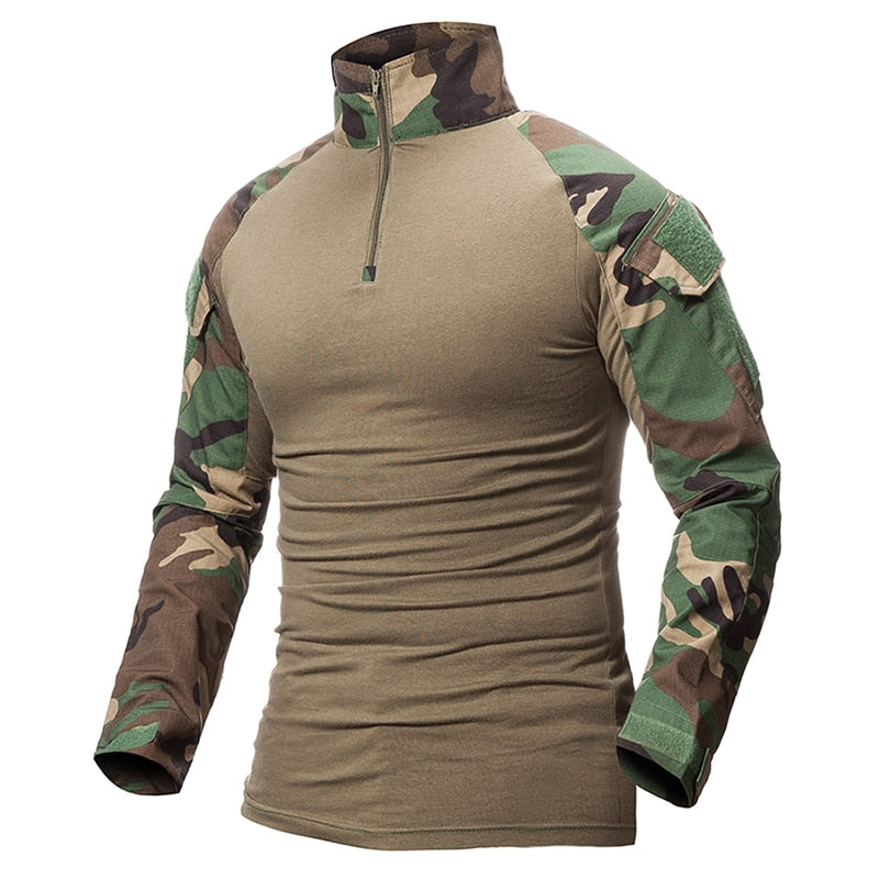 Hunt-Ready Camo Sleeve Shirt