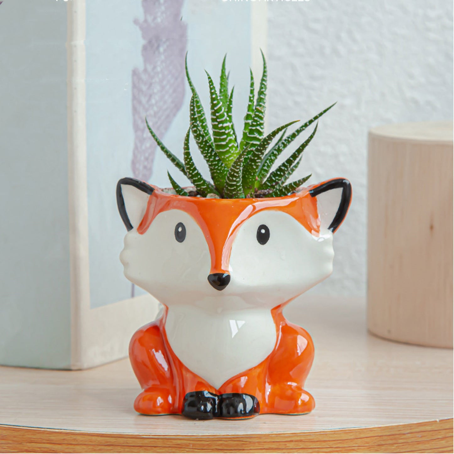 Ceramic Glazed Animal Planters