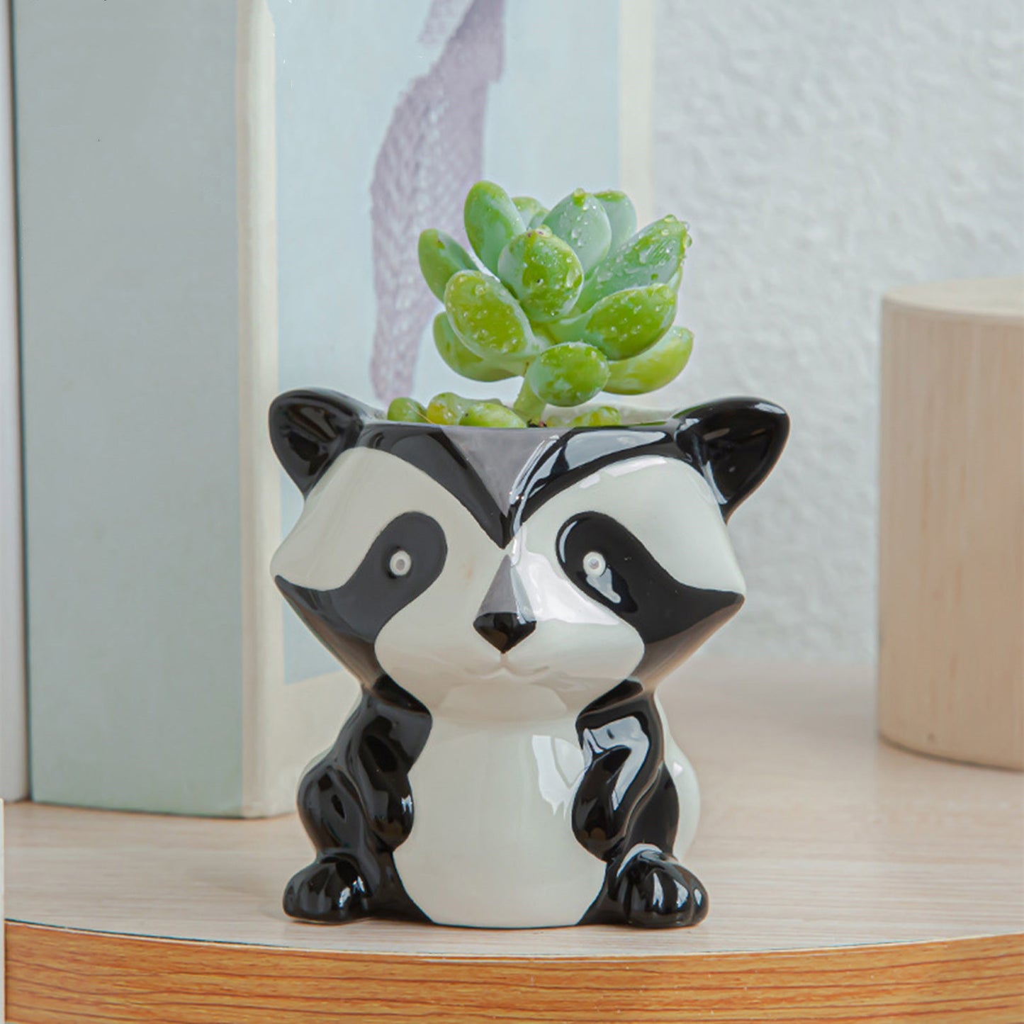 Ceramic Glazed Animal Planters