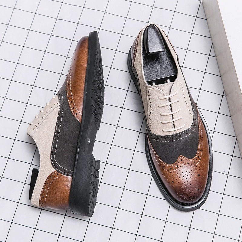 RegalBlend Business Brogue Shoes