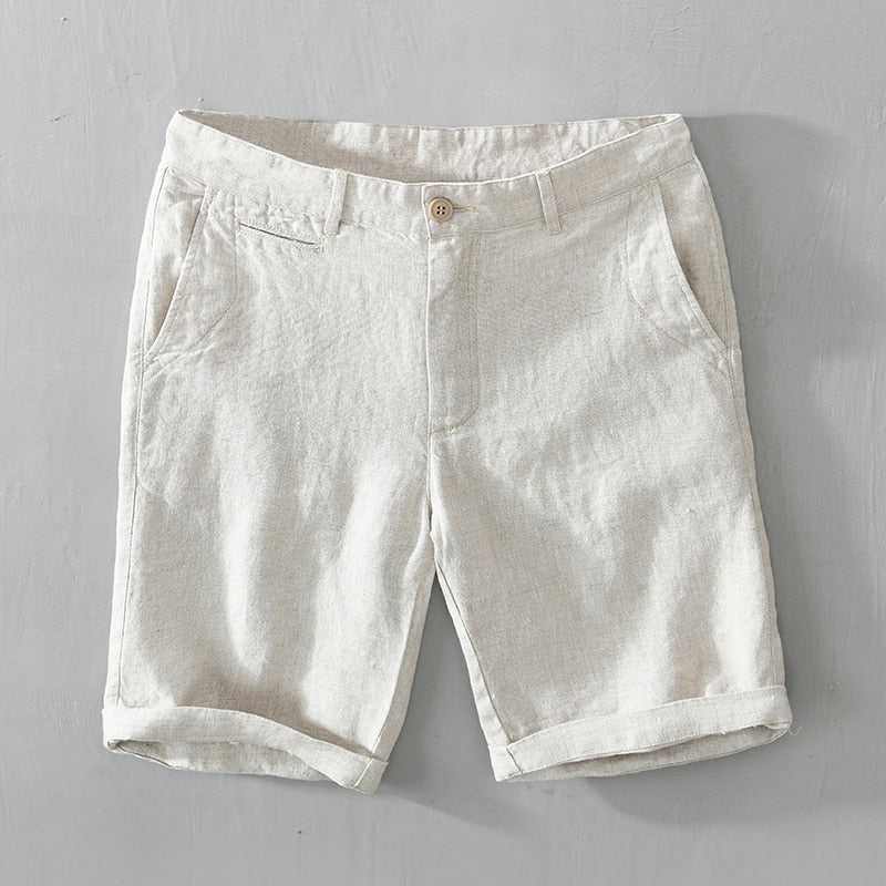 Coastal Summer Linen Shorts