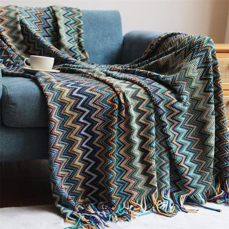 Tasselicious Boho Bliss Throw Blanket