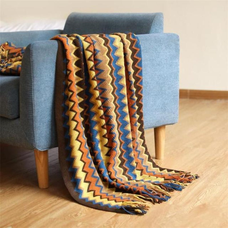 Tasselicious Boho Bliss Throw Blanket