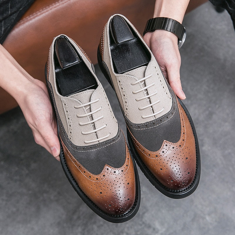 RegalBlend Business Brogue Shoes