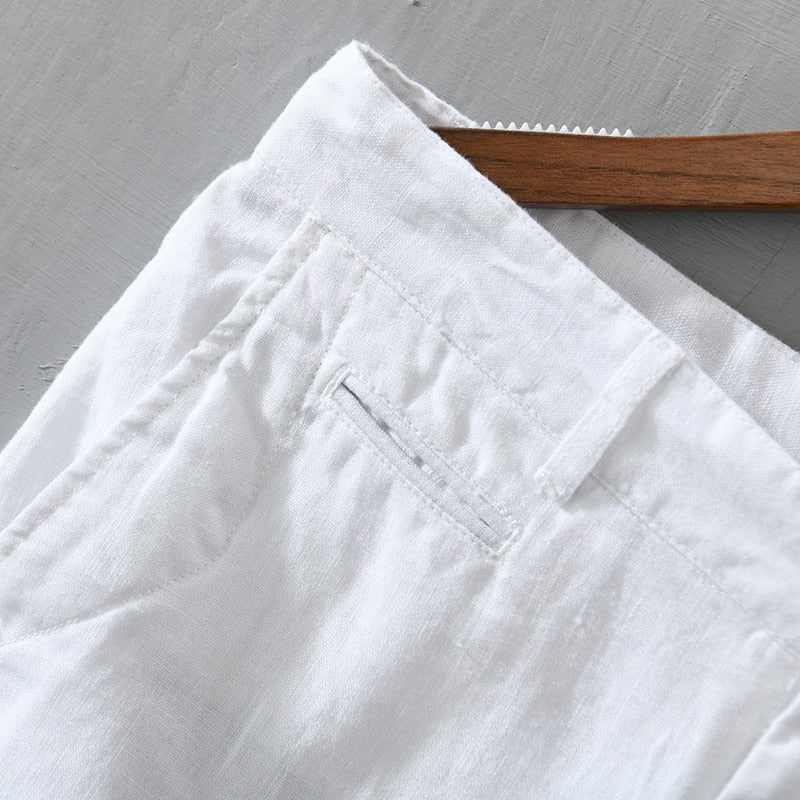 Coastal Summer Linen Shorts