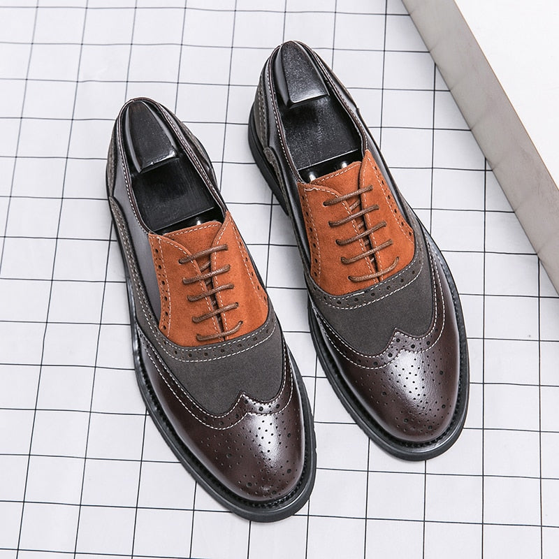 RegalBlend Business Brogue Shoes