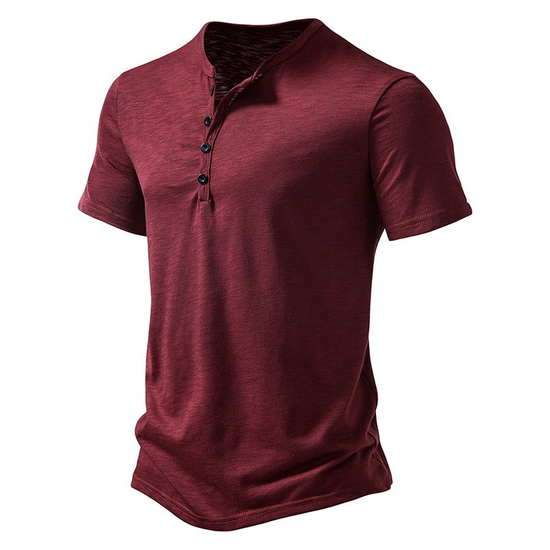 Jay Haning Casual Henley T-Shirt