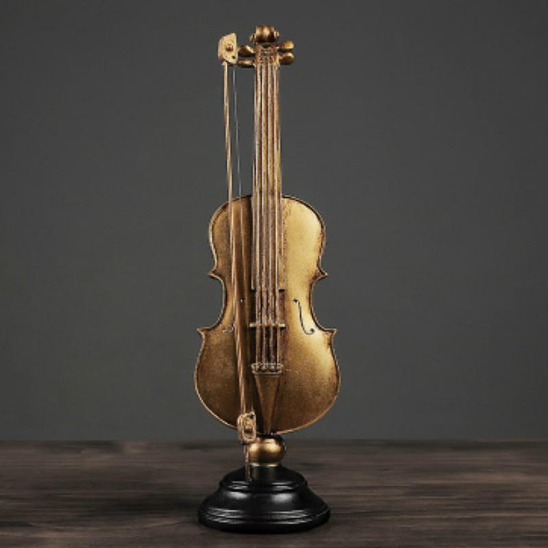 Vintage Musical Instrument Statue - Jon & Luck