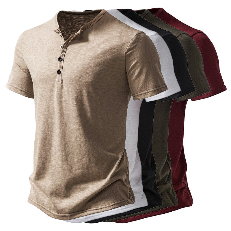 Jay Haning Casual Henley T-Shirt