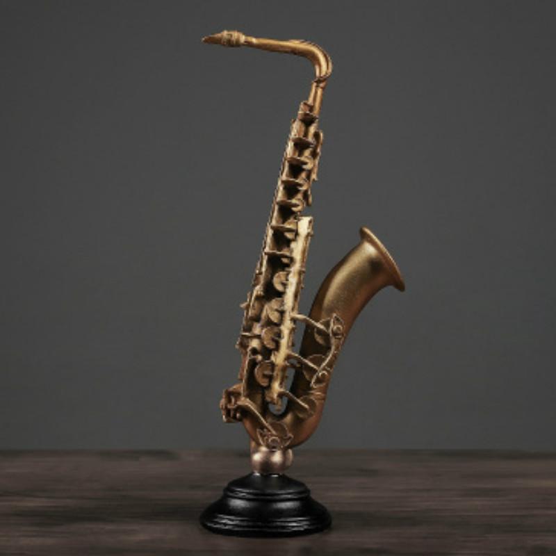 Vintage Musical Instrument Statue - Jon & Luck