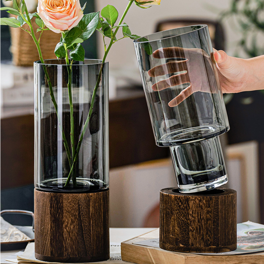 Lily Glass Flower Vase
