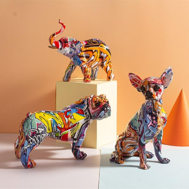 Colourful Animal Figurine - Jon & Luck