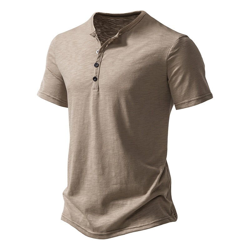 Jay Haning Casual Henley T-Shirt