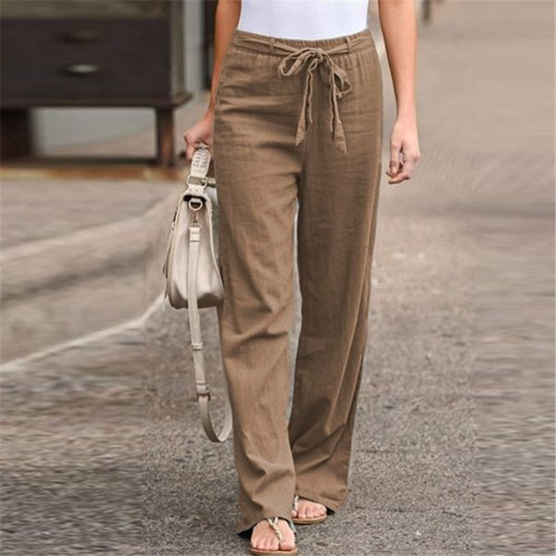 Kalli Women's Summer Linen Pants