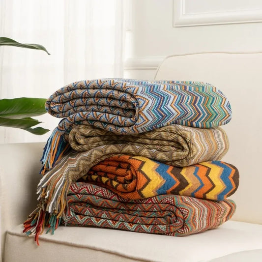 Tasselicious Boho Bliss Throw Blanket