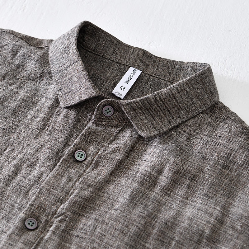 Jay Haning Long Sleeve Linen Shirt