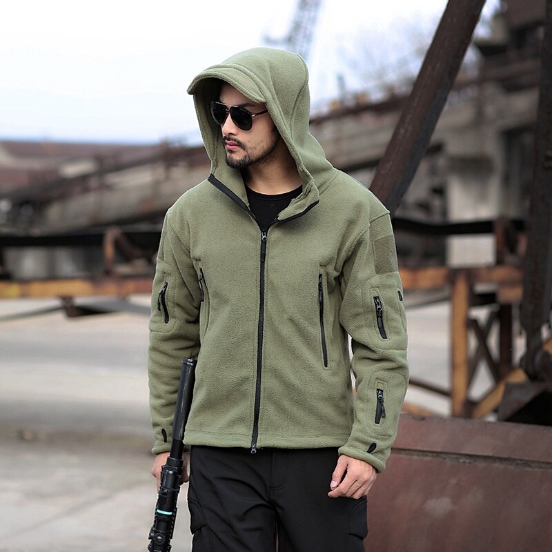 CZ- Transitional Hooded Fleece Jacket