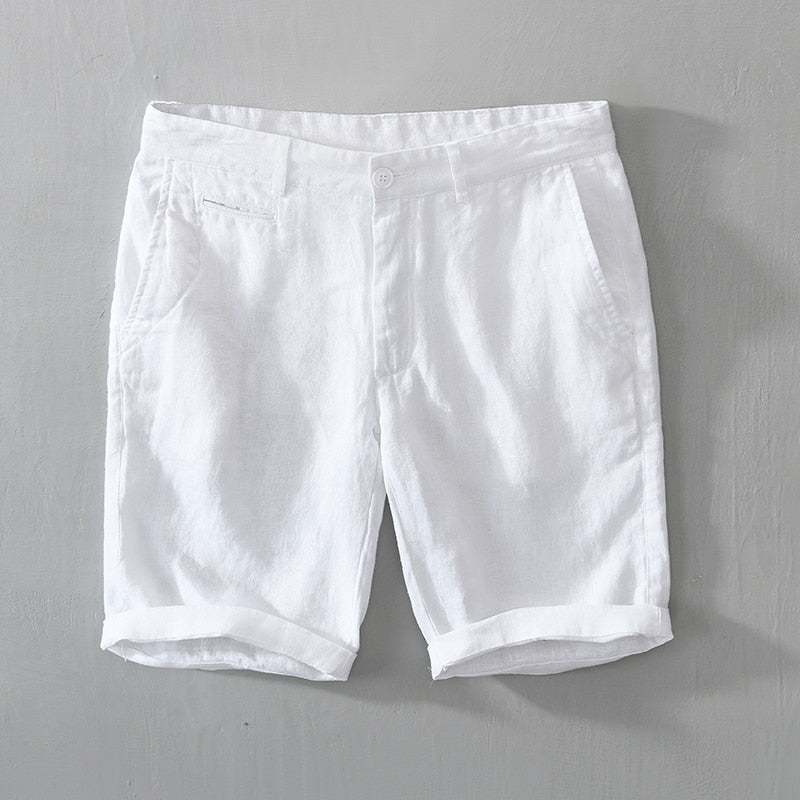 Coastal Summer Linen Shorts