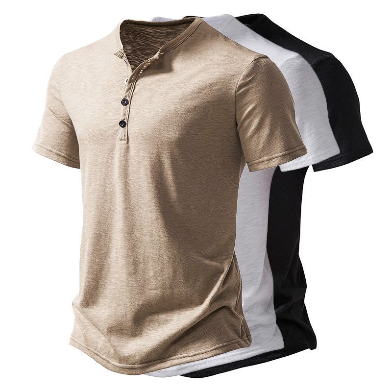 Jay Haning Casual Henley T-Shirt