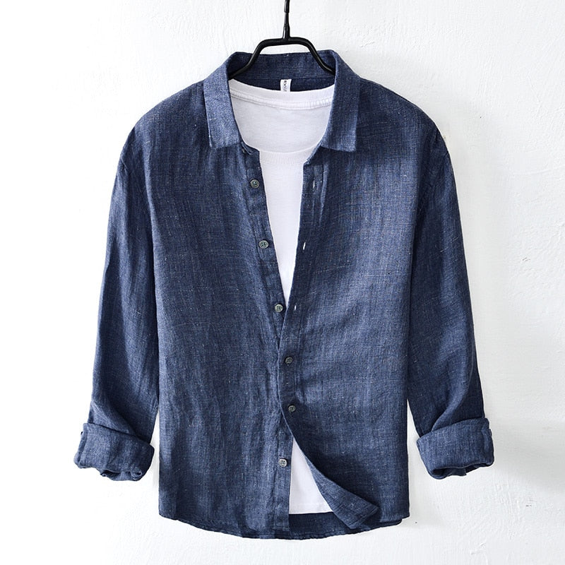 Jay Haning Long Sleeve Linen Shirt