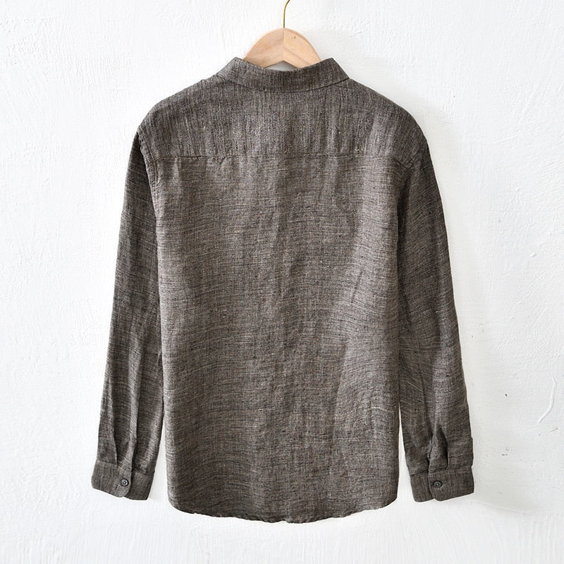 Jay Haning Long Sleeve Linen Shirt