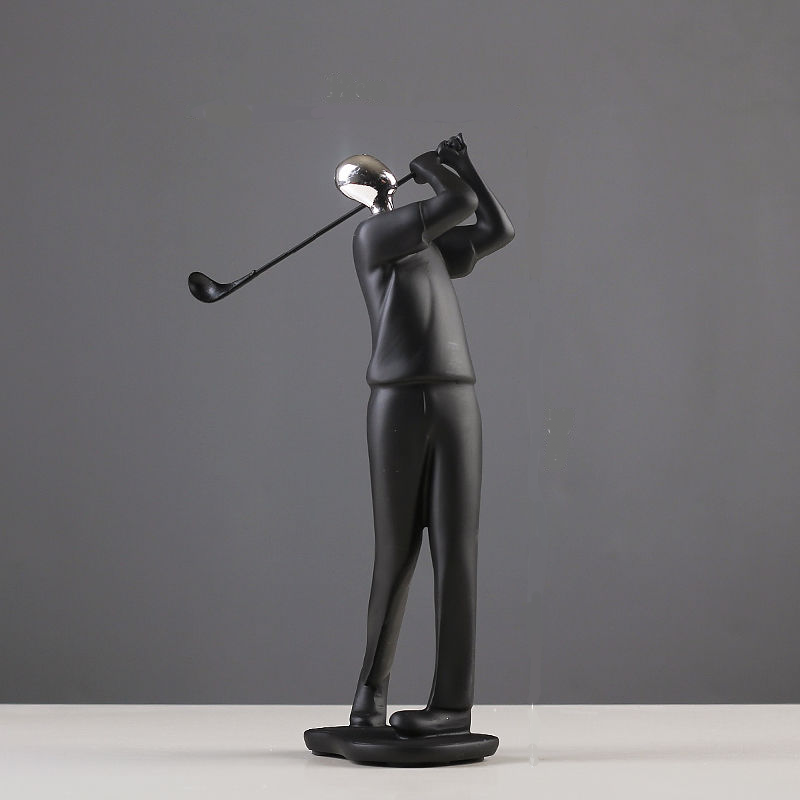 Golf Player Statue