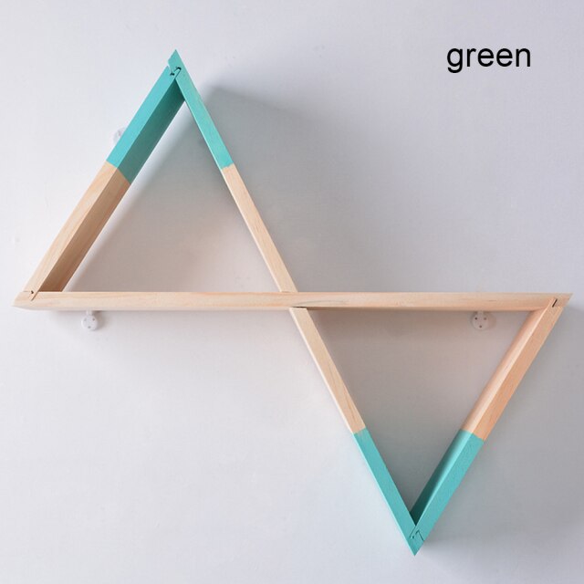 Geometric Wooden Wall Shelf - Jon & Luck