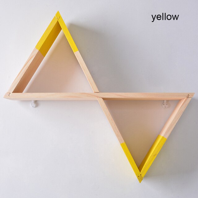 Geometric Wooden Wall Shelf - Jon & Luck