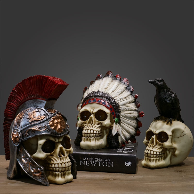 Beautiful Skull Statues