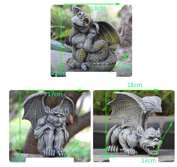 Garden Monster Statues - GlamTron