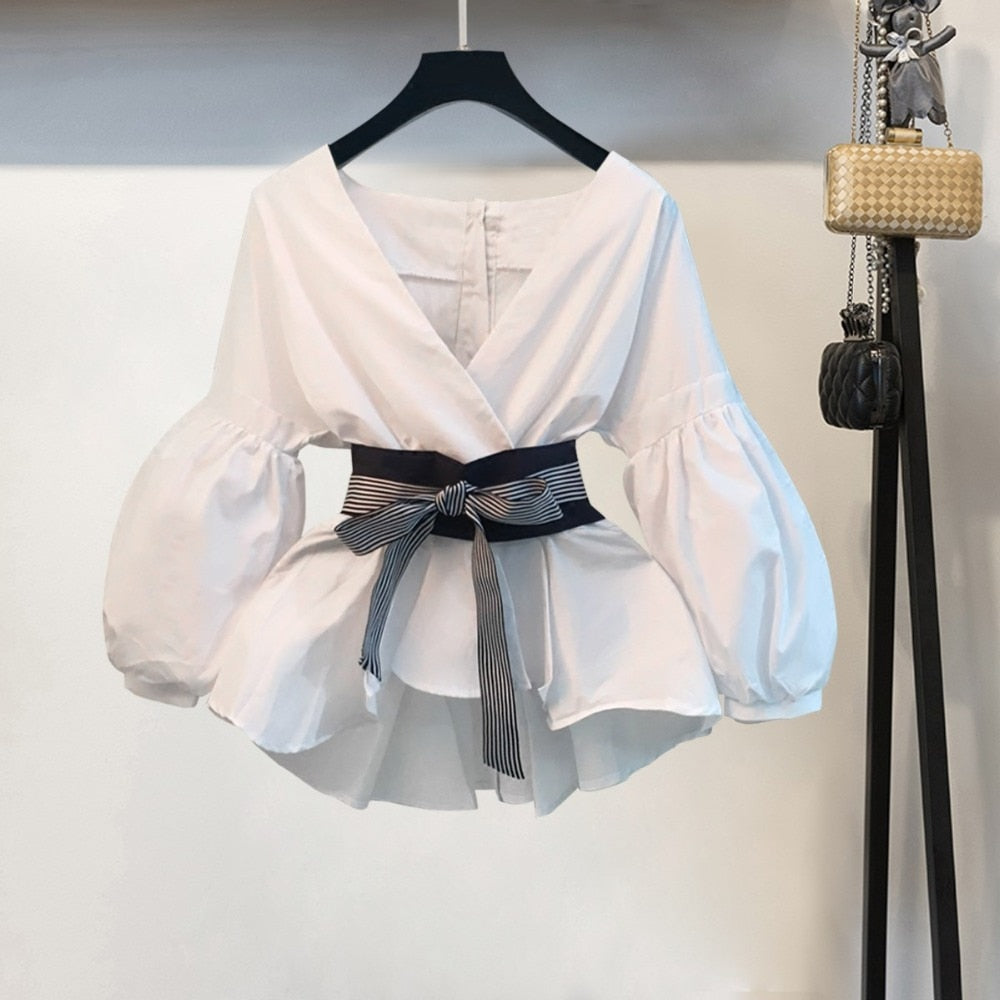 Korean Style Women's Blouse - GlamTron