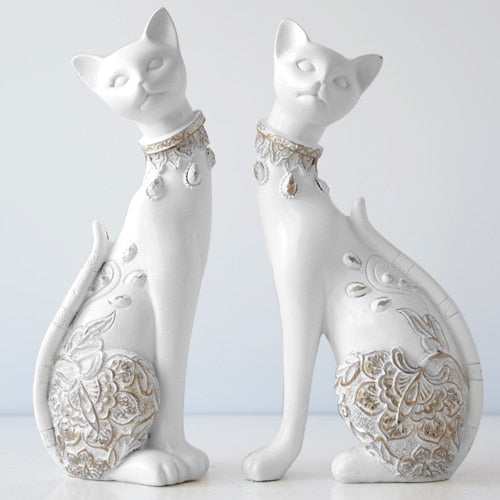 Sweet Cat Couple Set of 2 - Jon & Luck