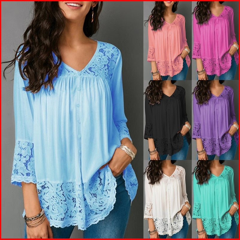 Casual Sommer Blouse - Jon & Luck