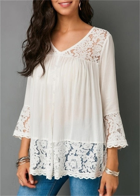 Casual Sommer Blouse - Jon & Luck