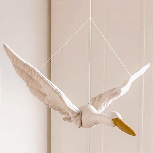 Hanging Stuffed Swan - Jon & Luck
