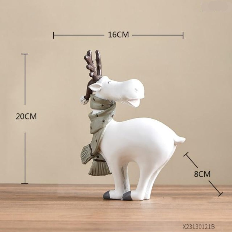 Christmas Reindeer Décor Statues