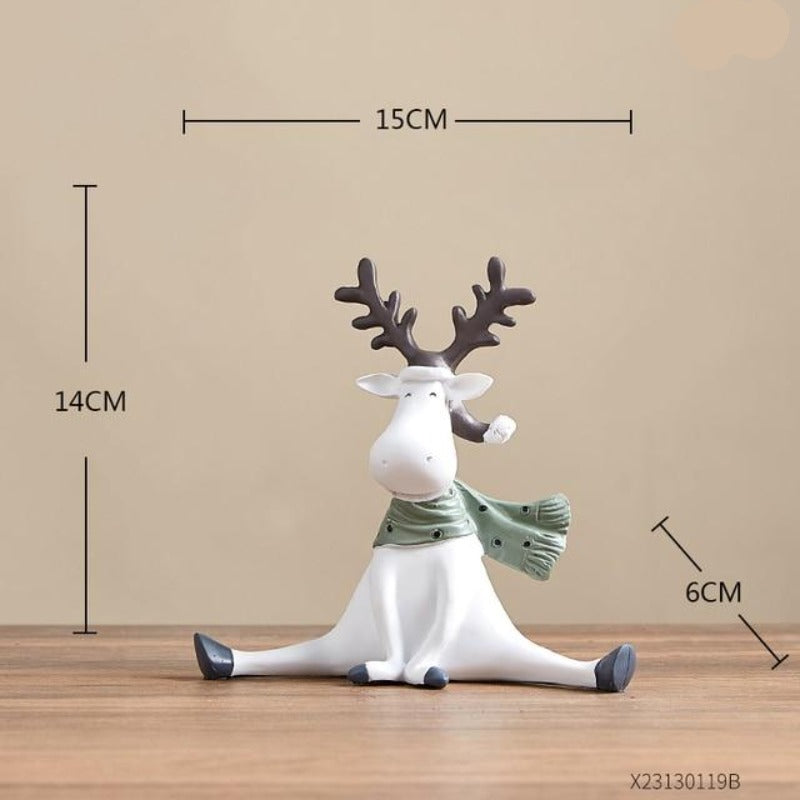 Christmas Reindeer Décor Statues