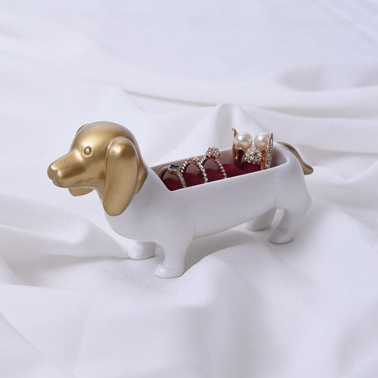 Dachshund Ring Jewelry Box - Jon & Luck