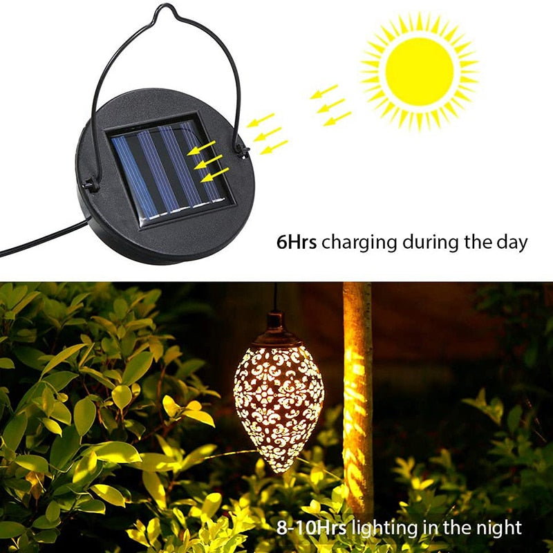 Beautiful Flower Solar Lantern - GlamTron