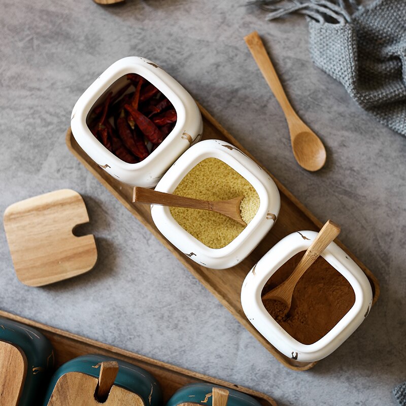 Chinese Style Ceramic Seasoning Set - Jon & Luck