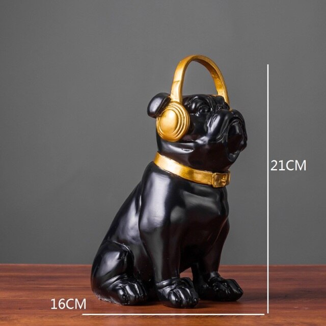 Golden Hip Hop Bulldog - GlamTron