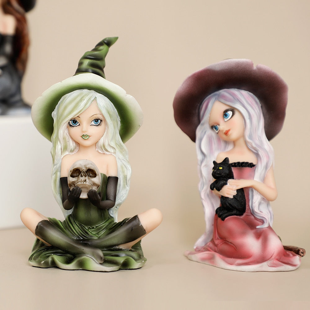 Cute Witch Statue - GlamTron