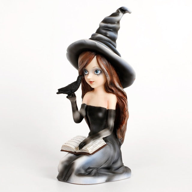 Cute Witch Statue - GlamTron