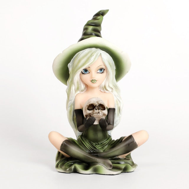 Cute Witch Statue - GlamTron