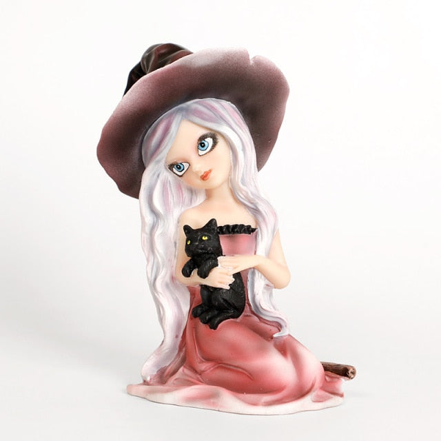 Cute Witch Statue - GlamTron